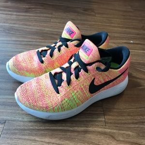 Nike Lunarlon Running Shoes Orange US 5